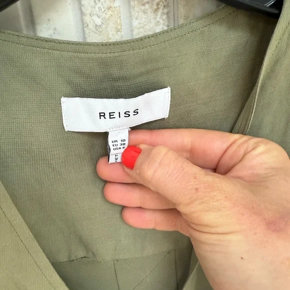 Olive Green Button-Down Maxi Dress - Picture 2 of 3